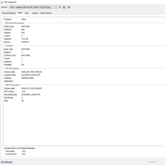 WAR OF THE WORLDS DVD Full Screen 2005 USED - Picture 7 of 9